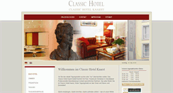 Desktop Screenshot of classic-hotel-kaarst.de